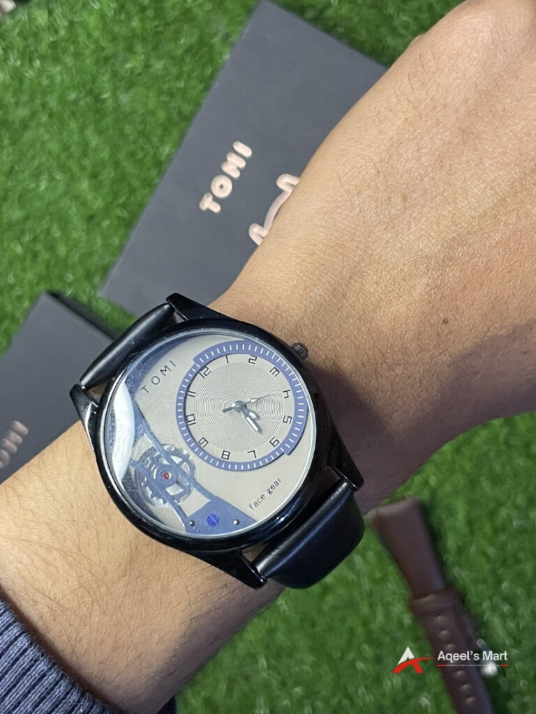Tomi Face Gear Dual Strap Watch